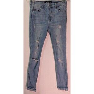 Hollister Womens Size 5R (27x24) Denim High Rise Super Skinny Jeans (759m)
